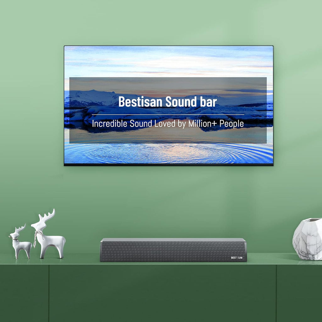 80 Watt Wired and Wireless Bluetooth 2.0 Channel Sound Bar H43553