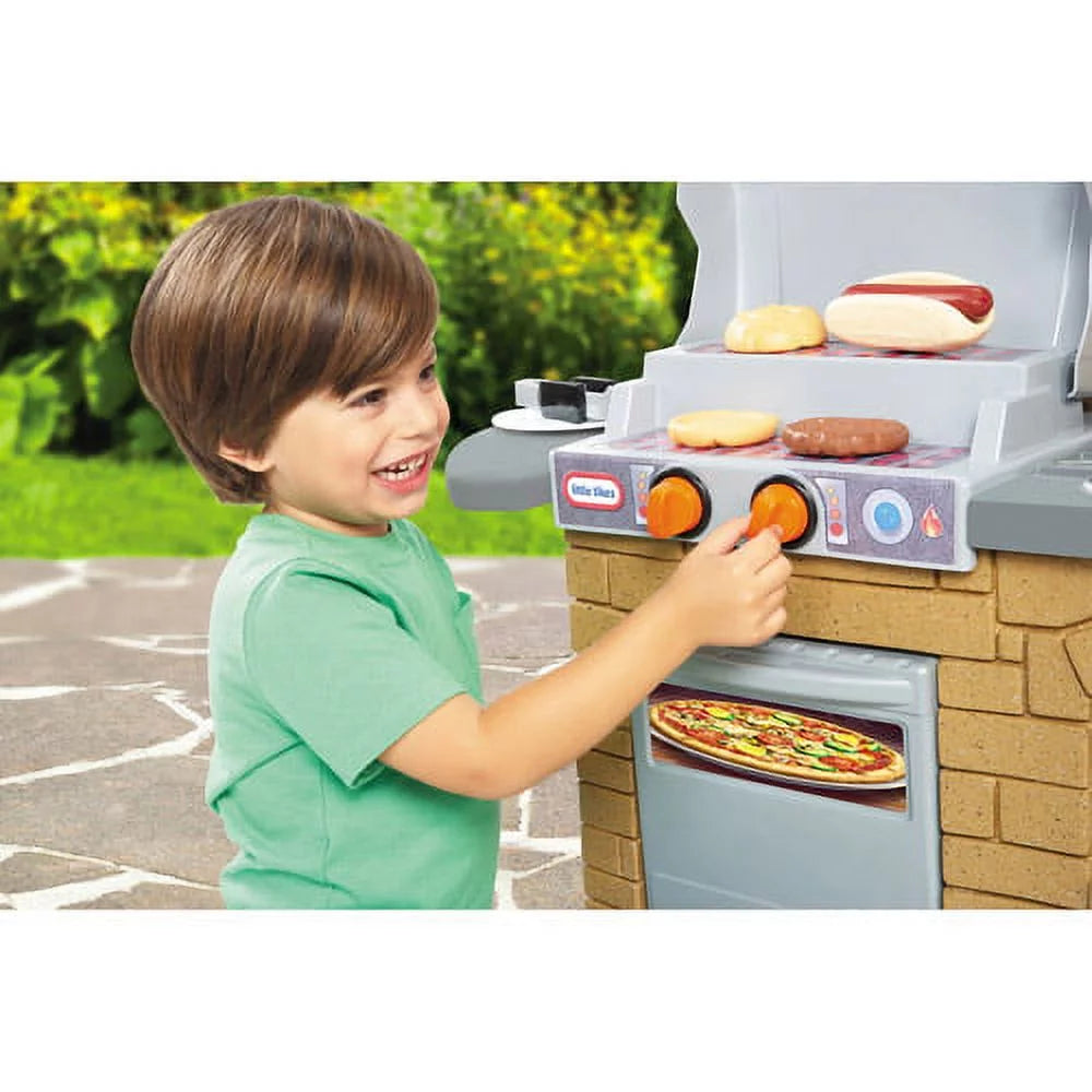 12-Piece Plastic Outdoor Pretend Play Kitchen Toys Playset S75743