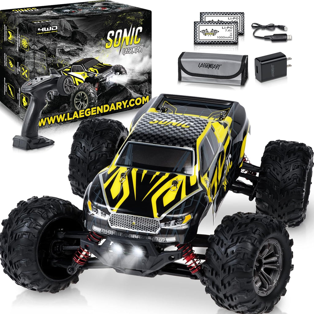 4x4 Offroad Monster Truck Remote Control Car, 1:16 Scale, Brushed, Waterproof K855762