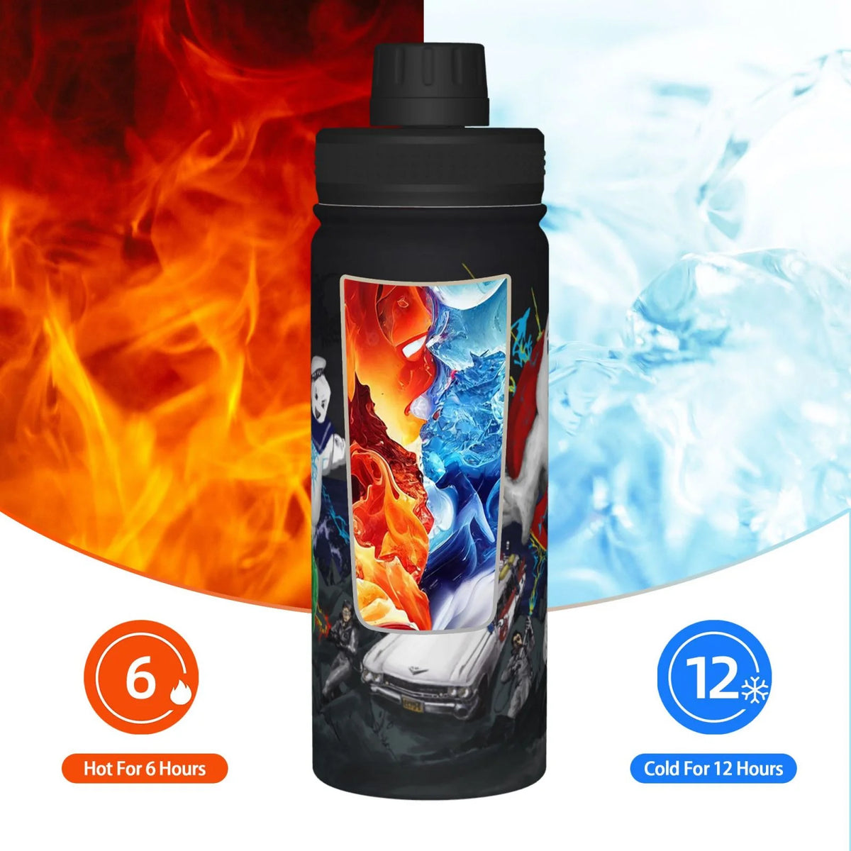 18OZ Insulated Stainless Steel Water Bottle A8212
