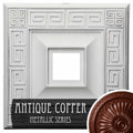 18x22W x 18x22H x 3 1/2x22ID x 1 1/8x22P Ceiling Medallion C605396