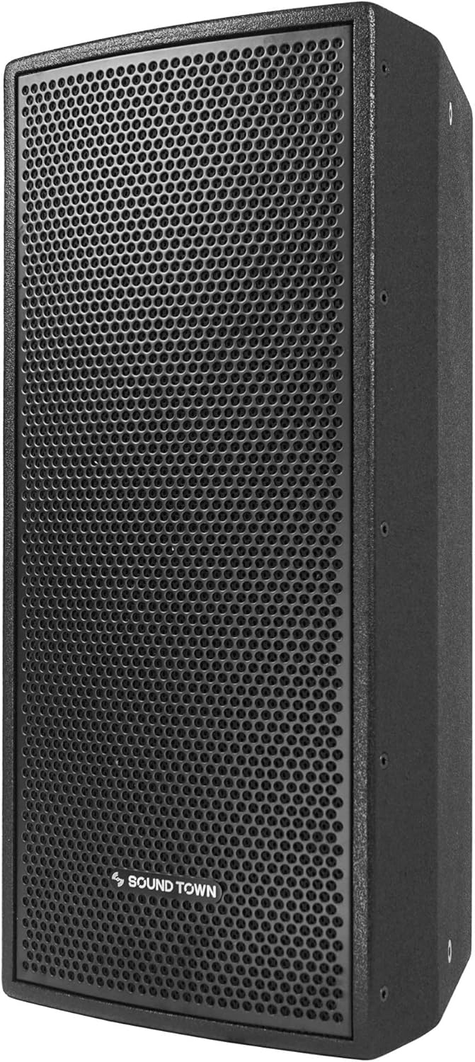 Pair of Dual 8 2-Way Passive Professional Loudspeaker, Black with U Bracket K53933