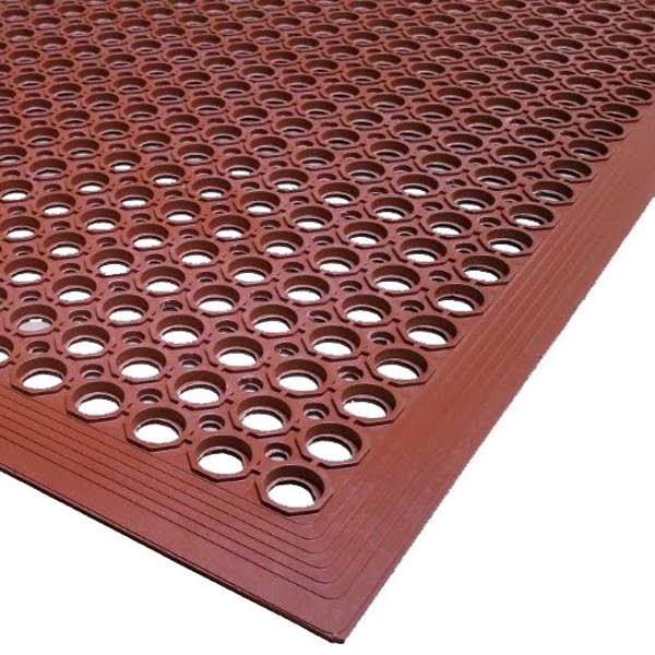 Red Heavy-Duty Anti-Fatigue Floor Mat E4745