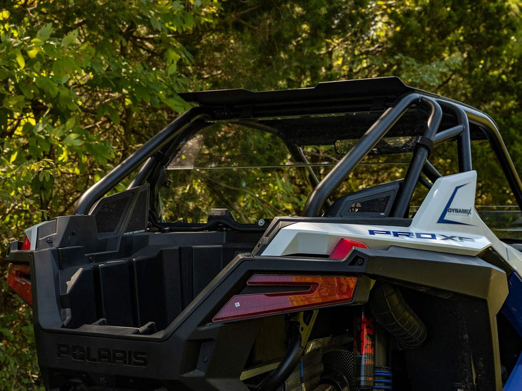 1/4” Clear Polycarbonate Rear Windshield for Polaris RZR PRO XP (2-Seater) F567086