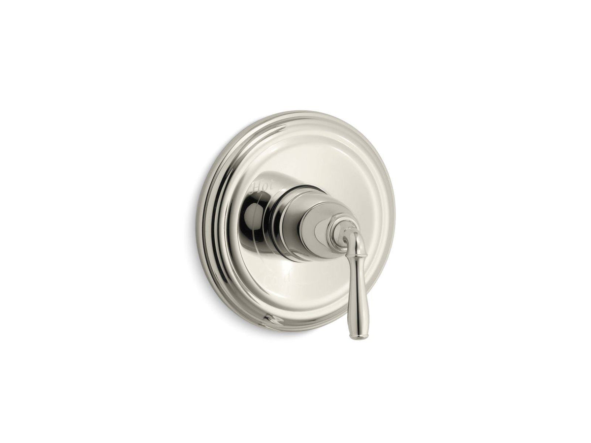 Vibrant Polished Nickel Valve Trim with Lever Handle L964
