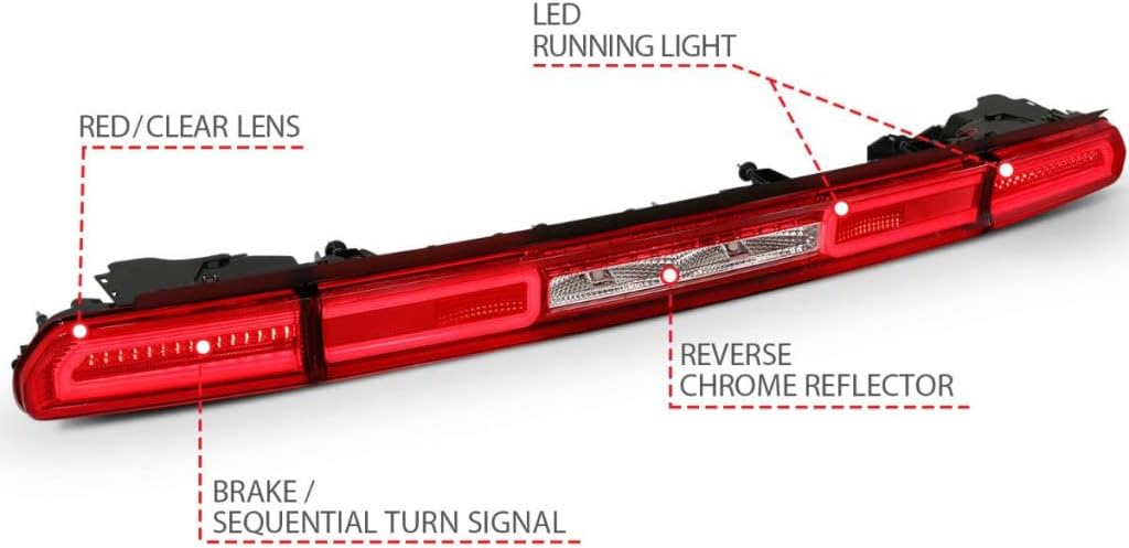 Tail Lights LED Red/Clear B469230