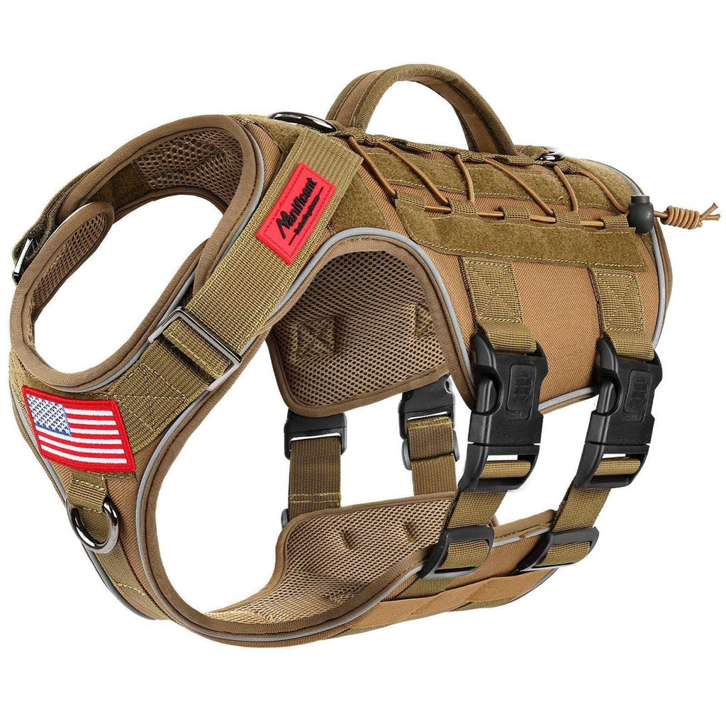 Tactical Dog Harness Reflective No Pull with Handle N2777