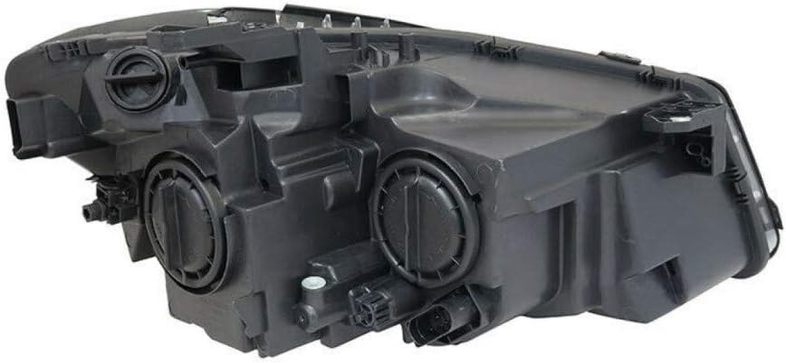 Passenger Side Headlight Assembly Black Housing V715