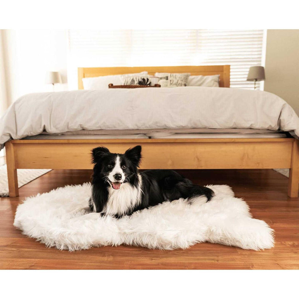 Faux Fur Orthopedic Dog Bed X72676