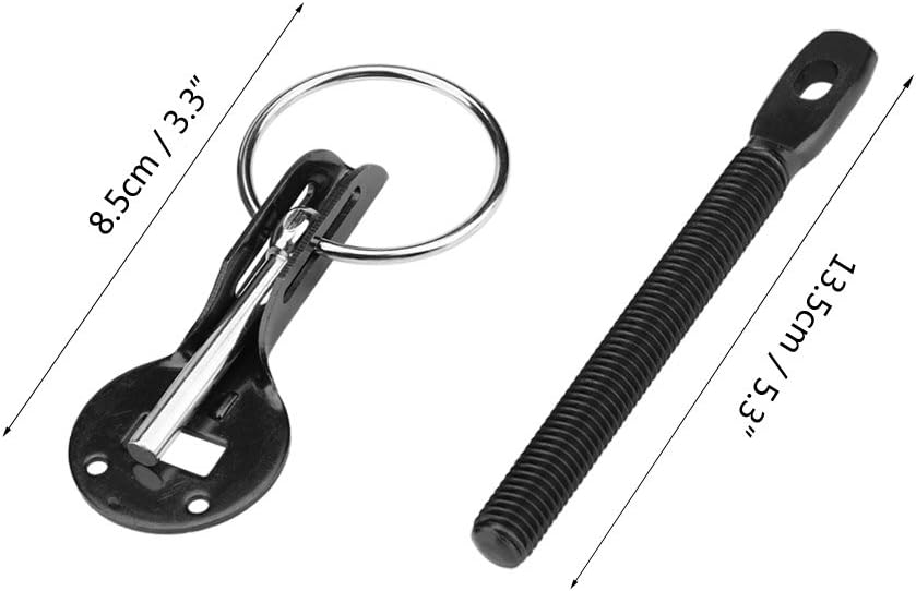 Universal Aluminum Hood Lock Pin Kit Pack of 2 U696