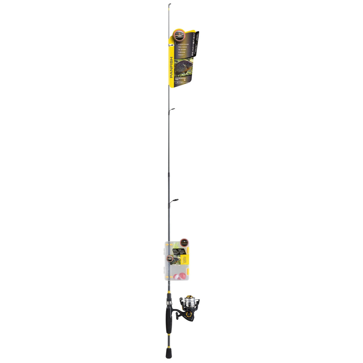 5' Panfish Spinning Fishing Rod & Reel Combo with Tackle Kit E952568