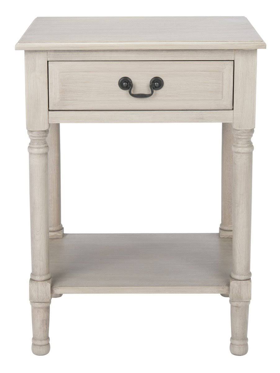 Greige 1 Drawer Accent Table U591