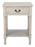 Greige 1 Drawer Accent Table U591
