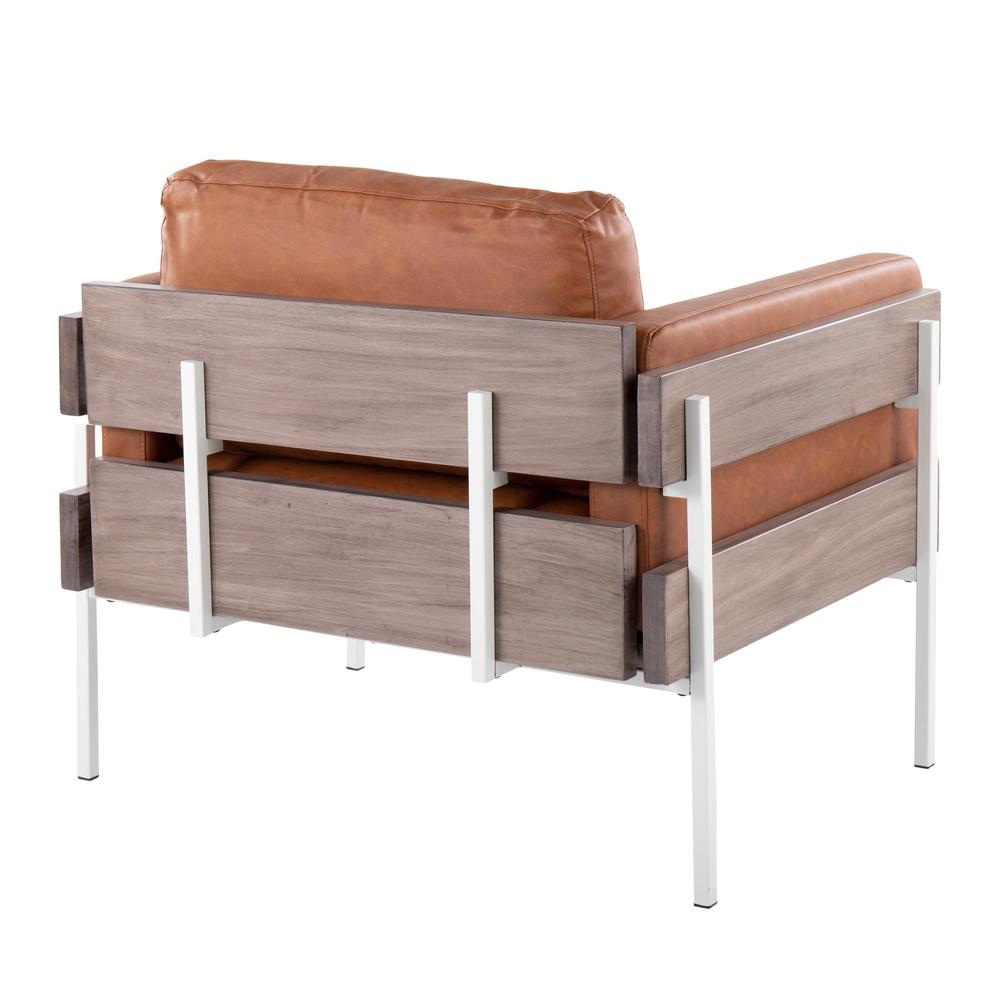 Faux Leather Accent Chair M6458