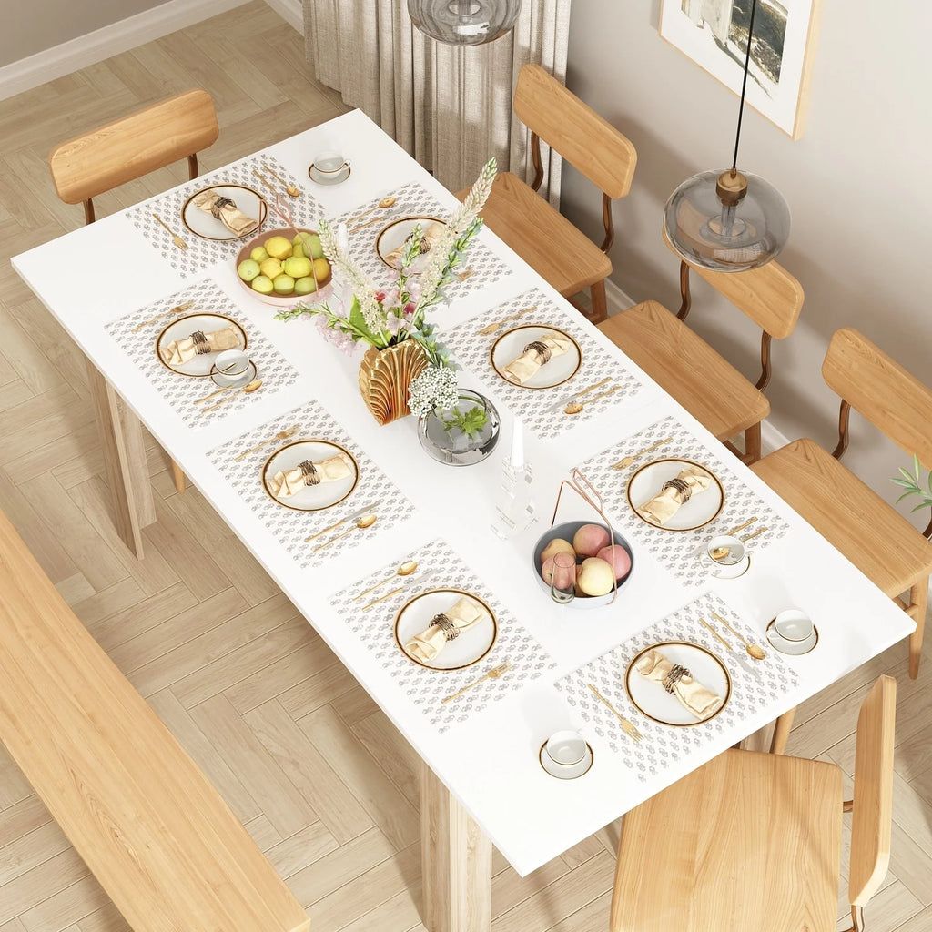 Rectangular Wood Extendible Dining Table Z7016