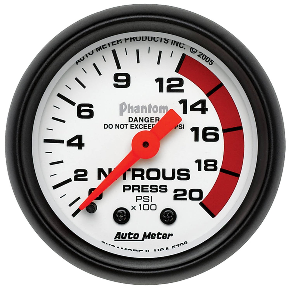 Phantom Mechanical Nitrous Pressure Gauge L641029