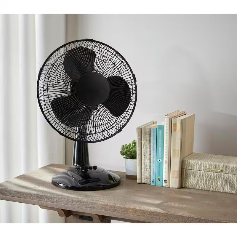3 Speed Personal Desk Fan in Black U642