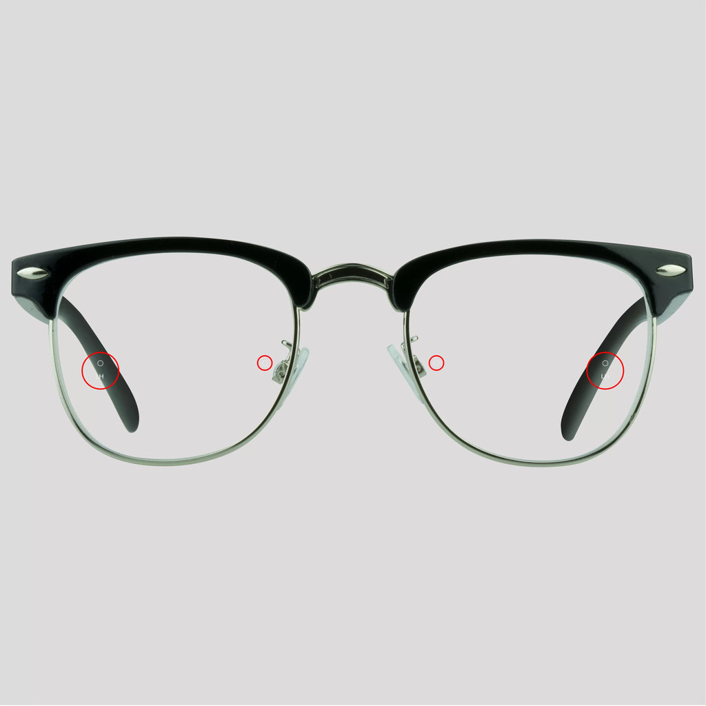 Horn Rimmed Frame Reading Glasses 2 Pairs R799