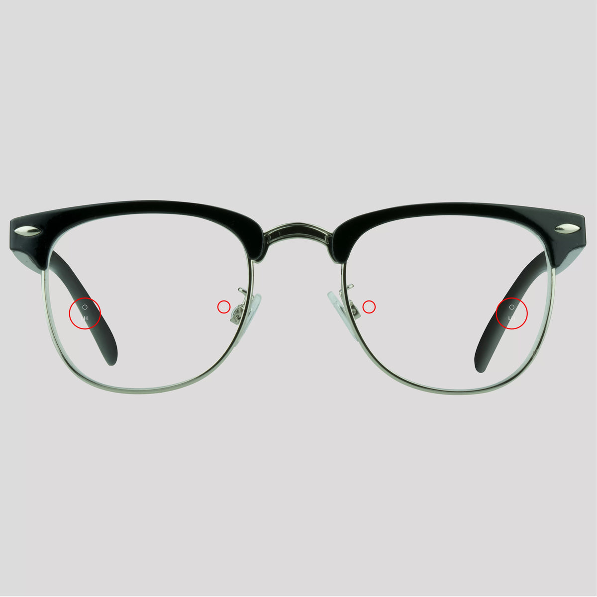 Horn Rimmed Frame Reading Glasses 2 Pairs R799