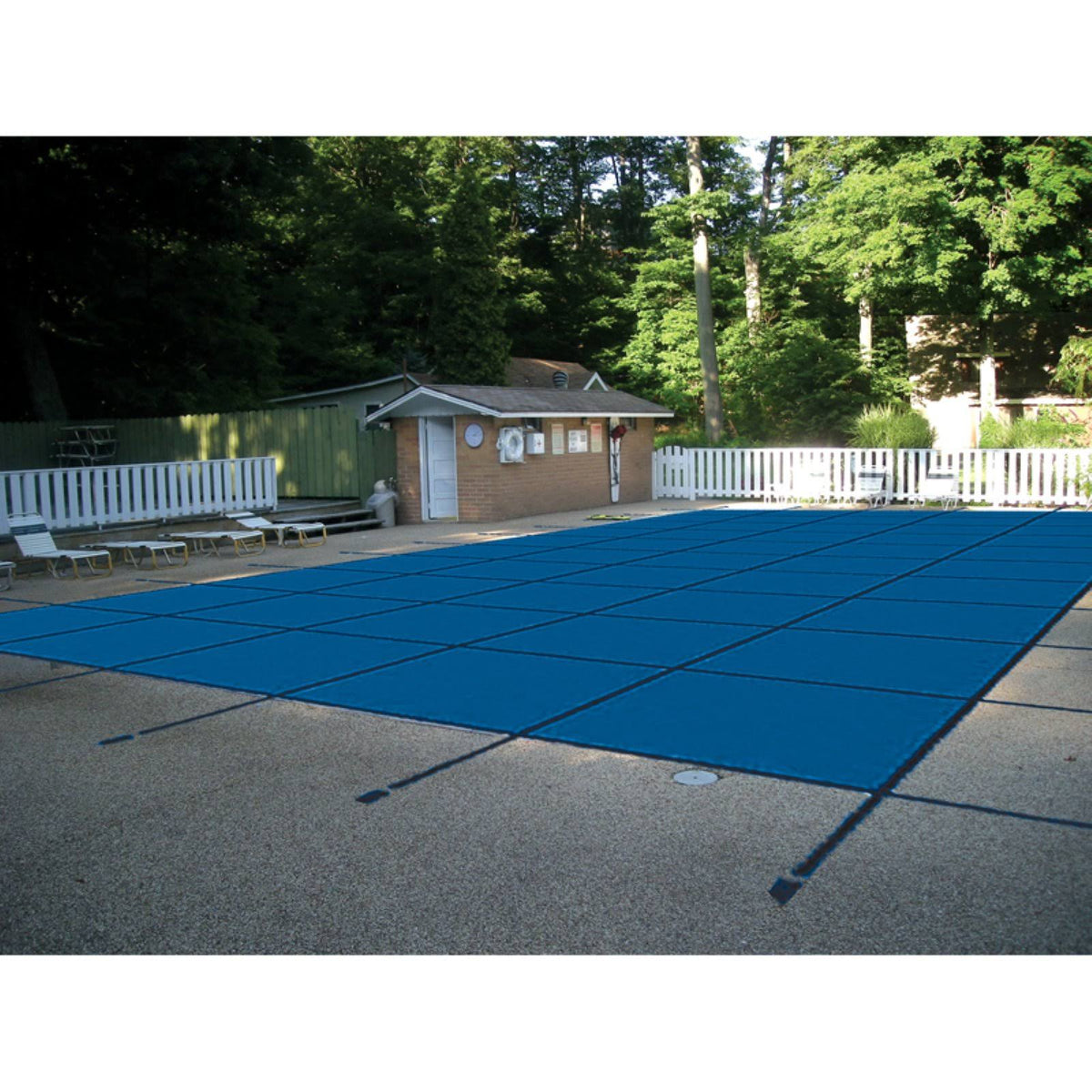 Blue Mesh Safety Pool Cover U3105