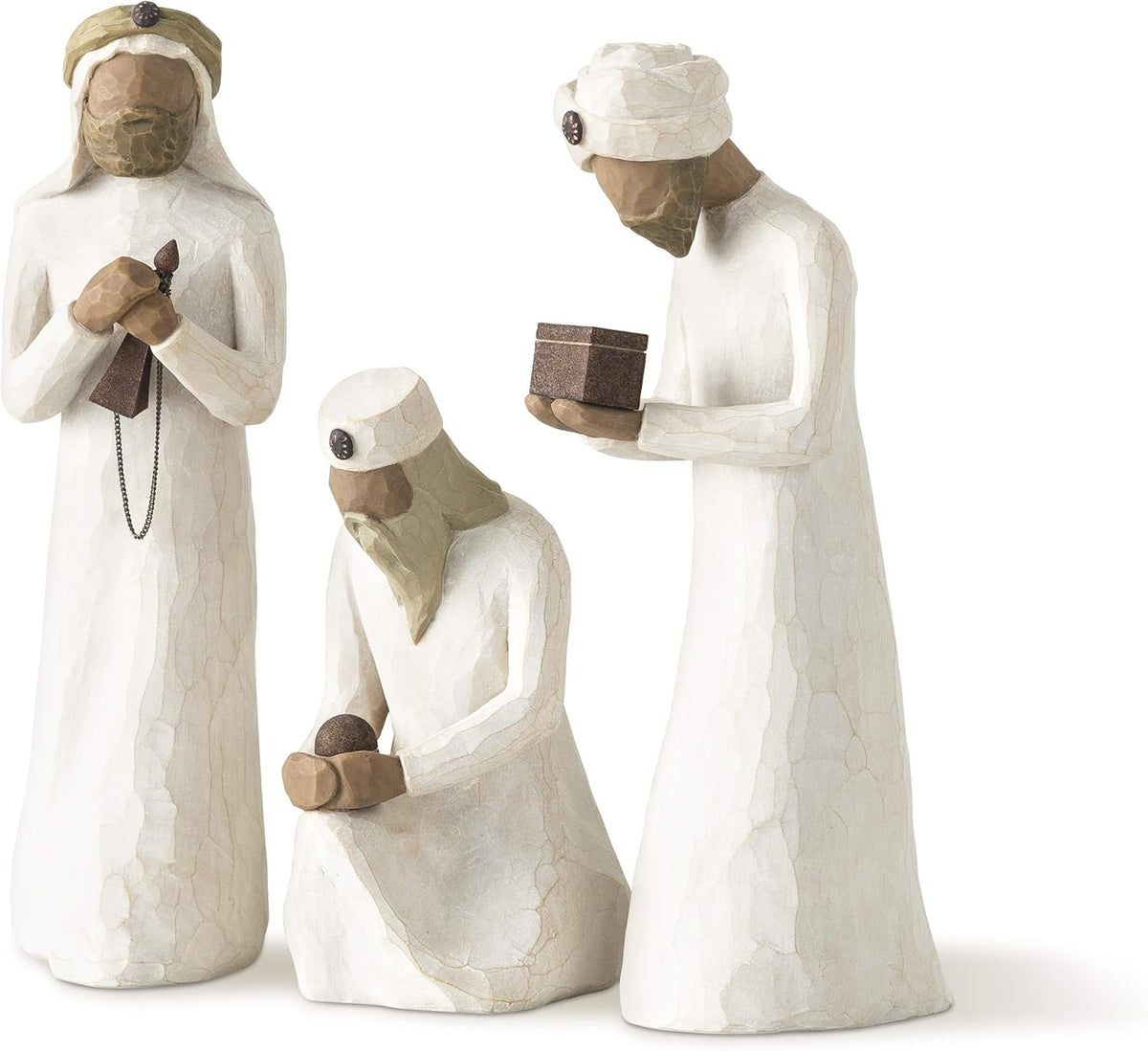 Set of 3 Walking, Bowing, Kneeling Figures N67025