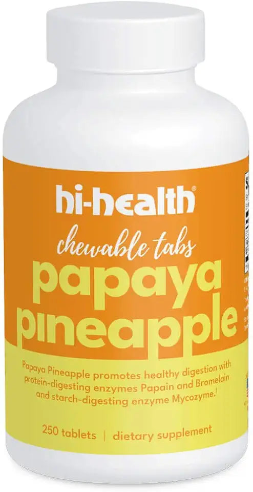 Papaya Pineapple Chewable Tabs 250 Tablets V336