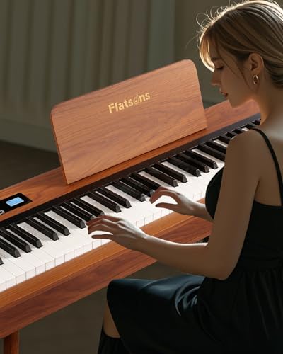 88 Key Fully Weighted Electric Piano with LCD Display U1947