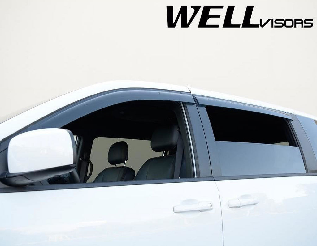 Side Window Visors Rain Guards for 2008-2020 Dodge Grand Caravan L57053