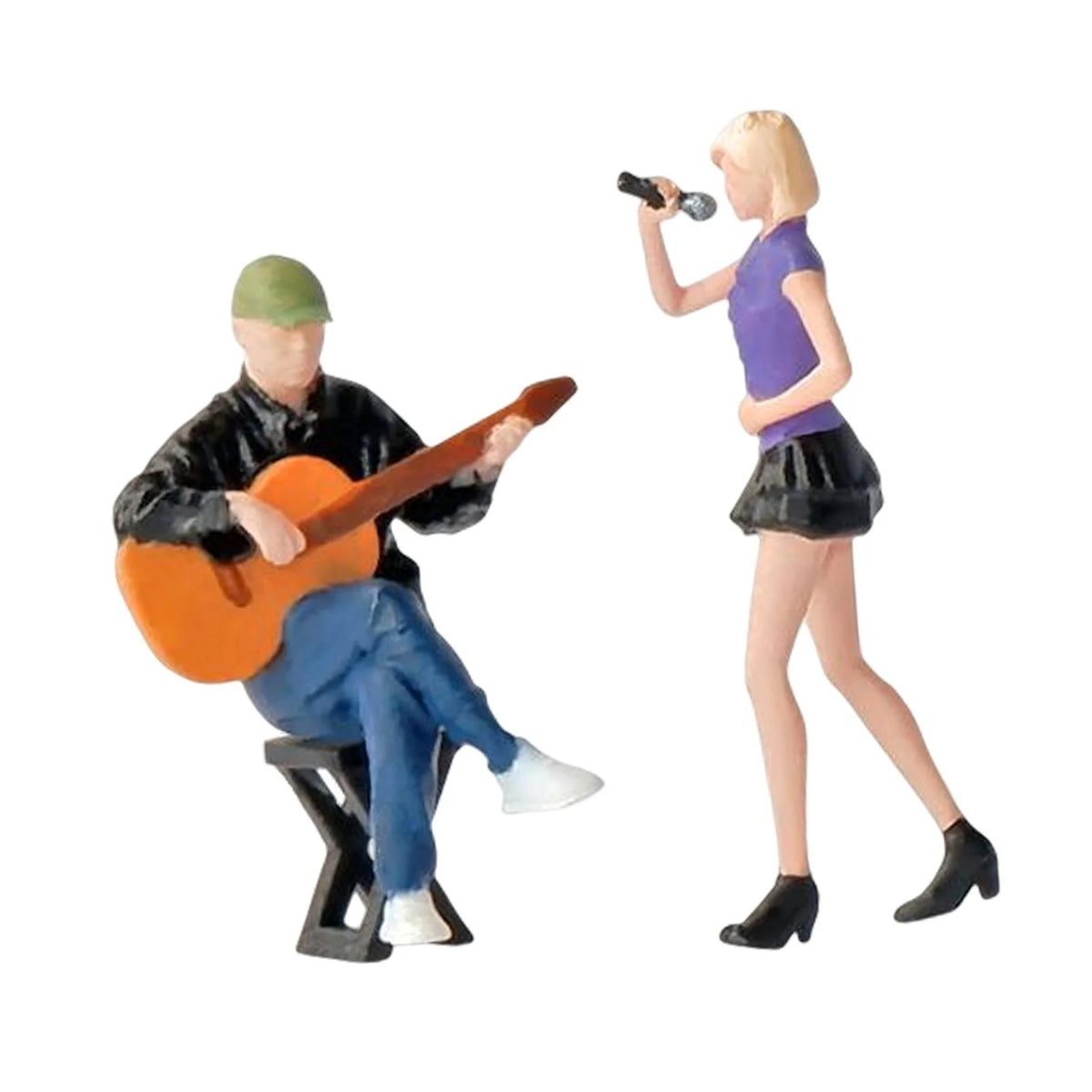 1:64 Mini Guitarist and Singer Model Figures for Dollhouse L224