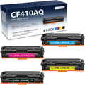 (4 Pack, 1BK+1C+1M+1Y) CF410AQ Toner Cartridge for HP Color Pro MFP M477fdw M452dw Printer V3800