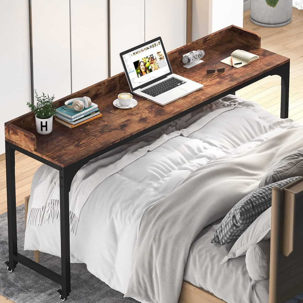 Queen Size Mobile Computer Desk with Wheels G924948