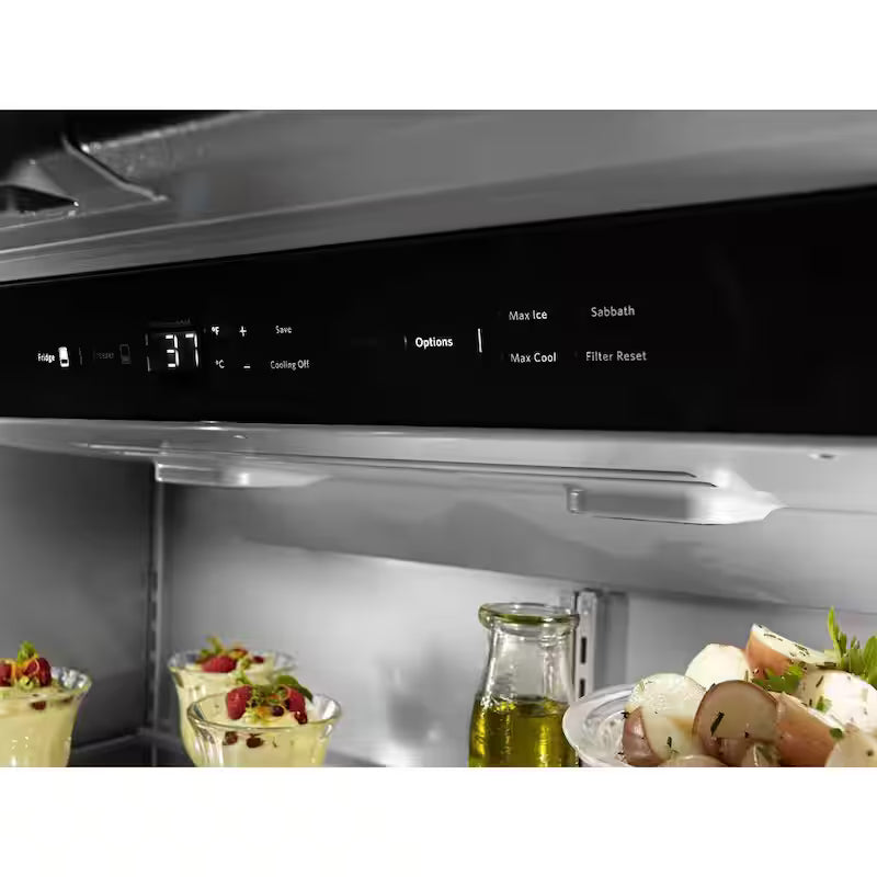 Black Stainless Built-In French Door Refrigerator Y650732