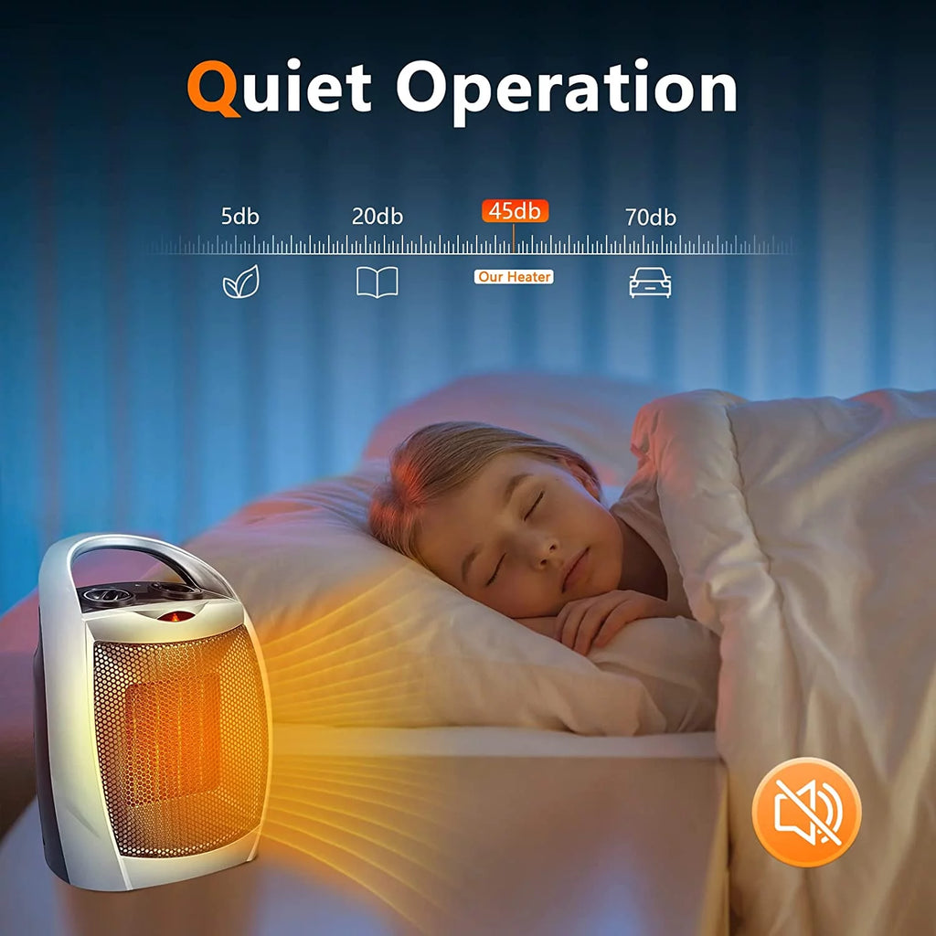 1500W Ceramic Portable Space Heater with Thermostat I366