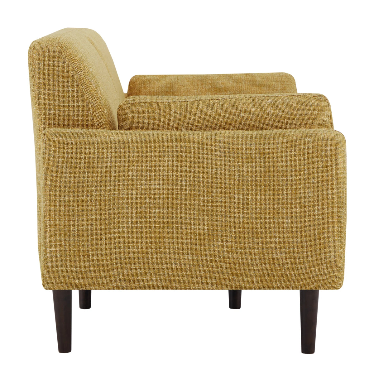 Mid-Century Modern Fabric Sofa with Solid Wood Leg T99598