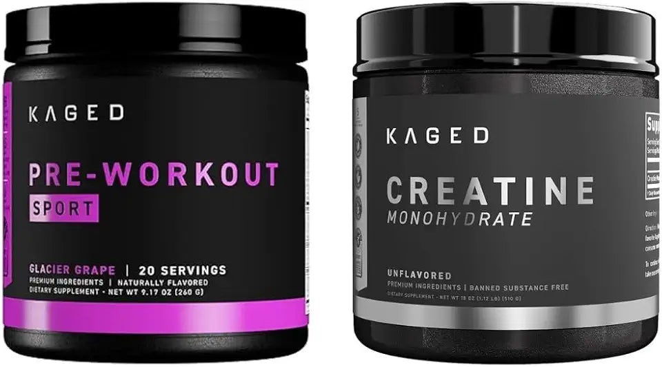 Pre Workout Powder Glacier Grape Creatine Monohydrate 20 Servings B33911