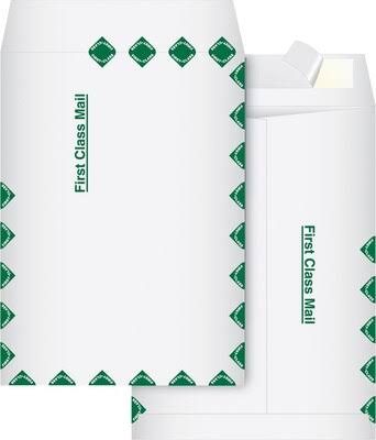 White Peel and Seal Catalog Envelope R4678