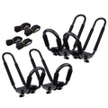 2 Pair Canoe Boat Kayak Roof Rack Carrier J Cross Bar Z2137