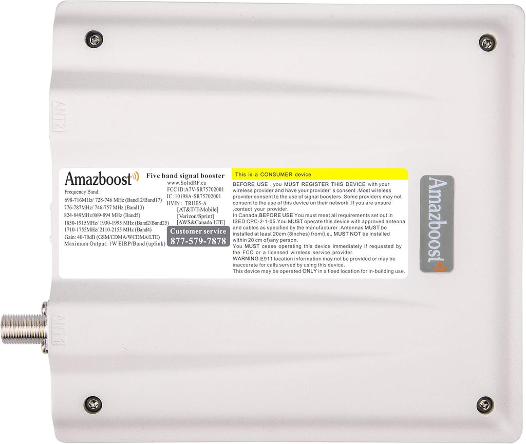 Cell Phone Signal Booster Up to 8,000 sq ft, 5G 4G 3G-Compatible Z26875