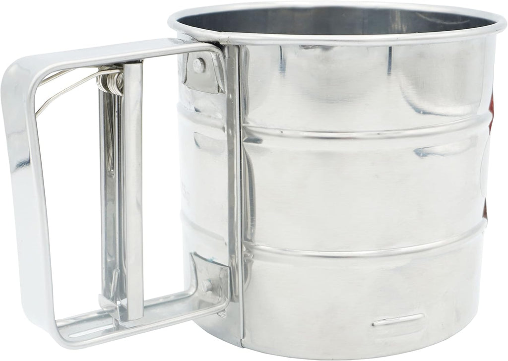 Stainless Steel Rotary Hand Crank Flour Sifter X904001