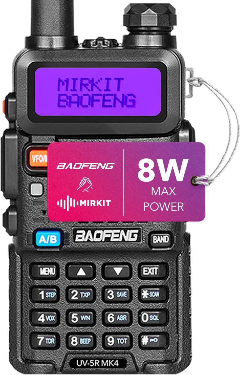 Handheld Ham Radio Starter Kit 8 Watt with 3800 mAh W794