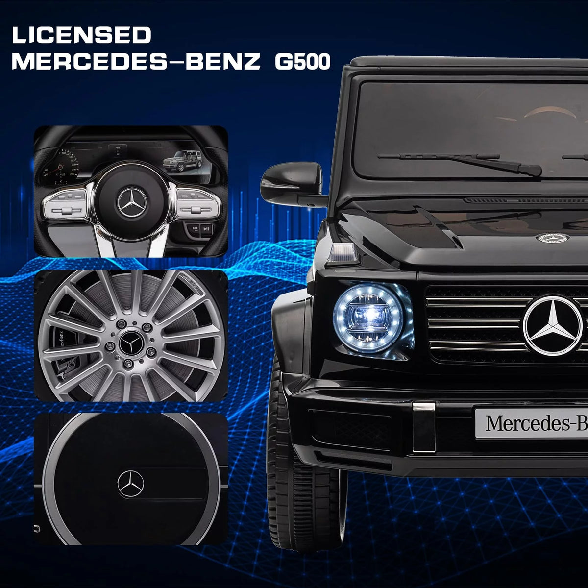 24V Battery Powered Ride On Car with Remote Control W653930