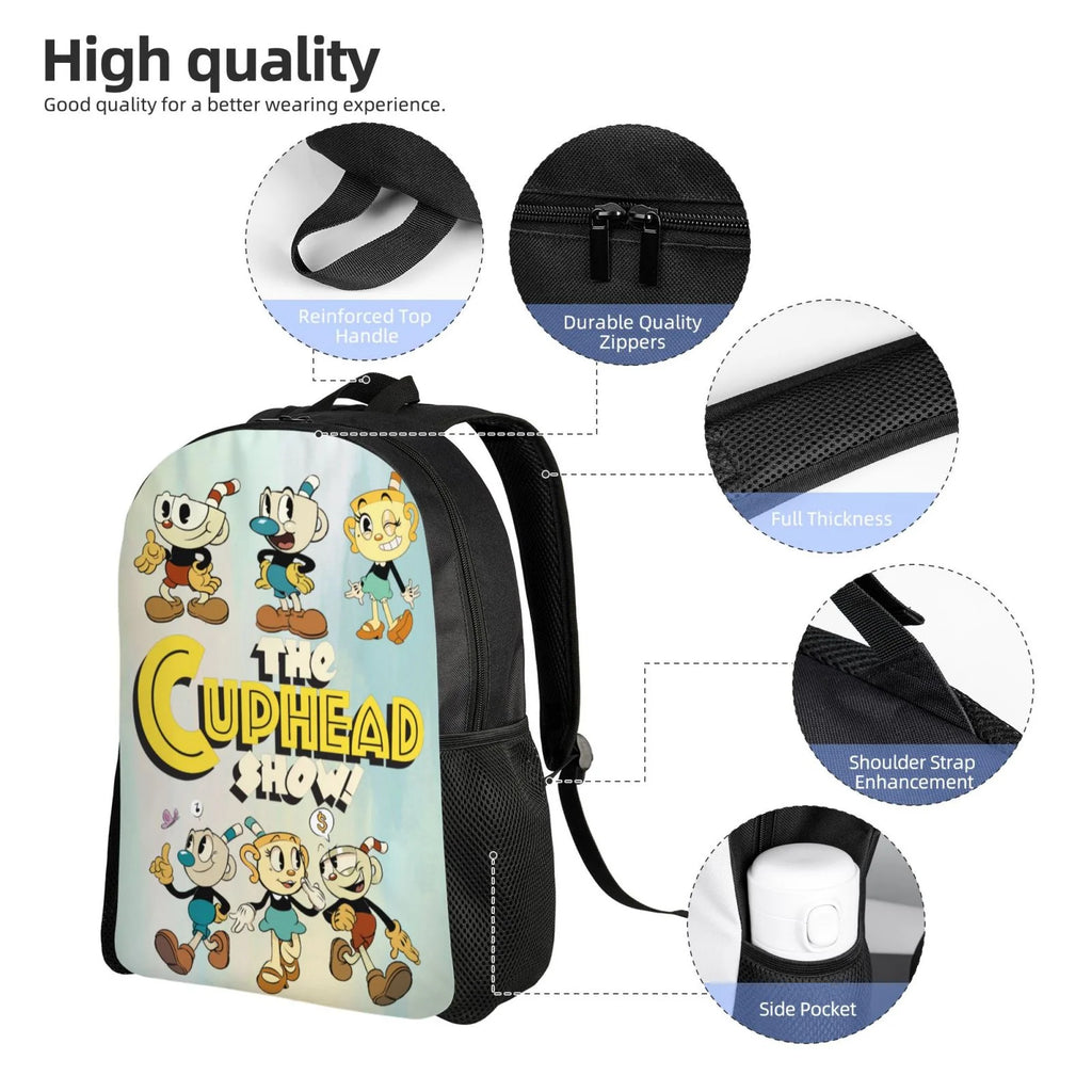 Lightweight Unisex Daypack Backpack W52684