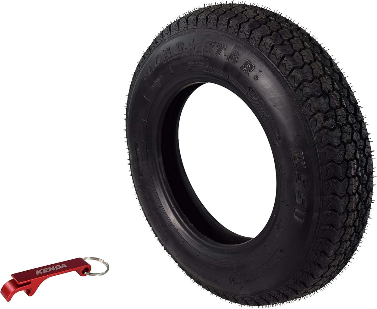 Kenda Load Star Bias Ply DOT Trailer Tire ST175/80D13 Single Pack of 2 K4287