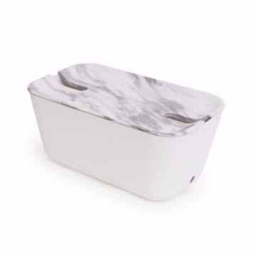 White Marble Medium Size Cable Tidy Organizer M89541