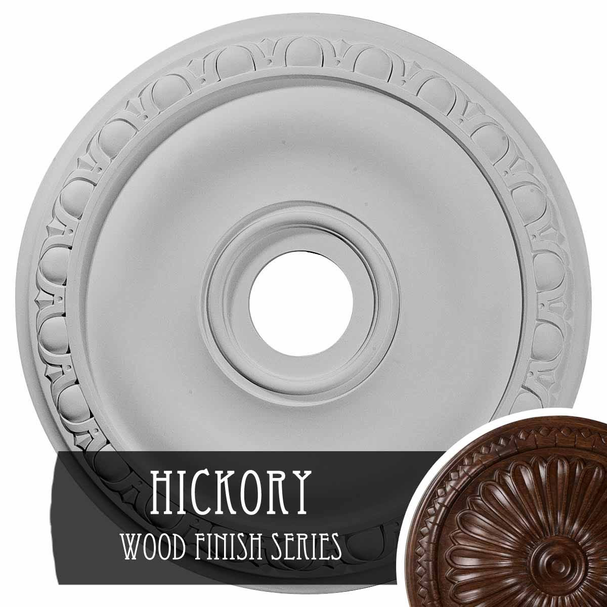 Hand-Painted Hickory Ceiling Medallion M416815