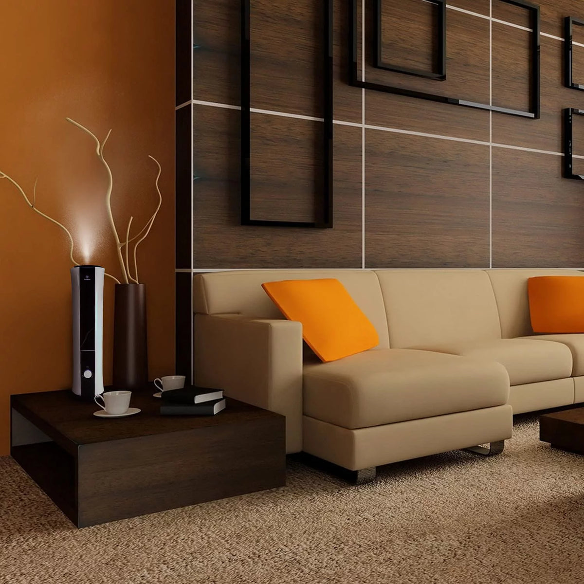 28-inch Ultrasonic Tower Humidifier and Essential Oil Diffuser Y9946