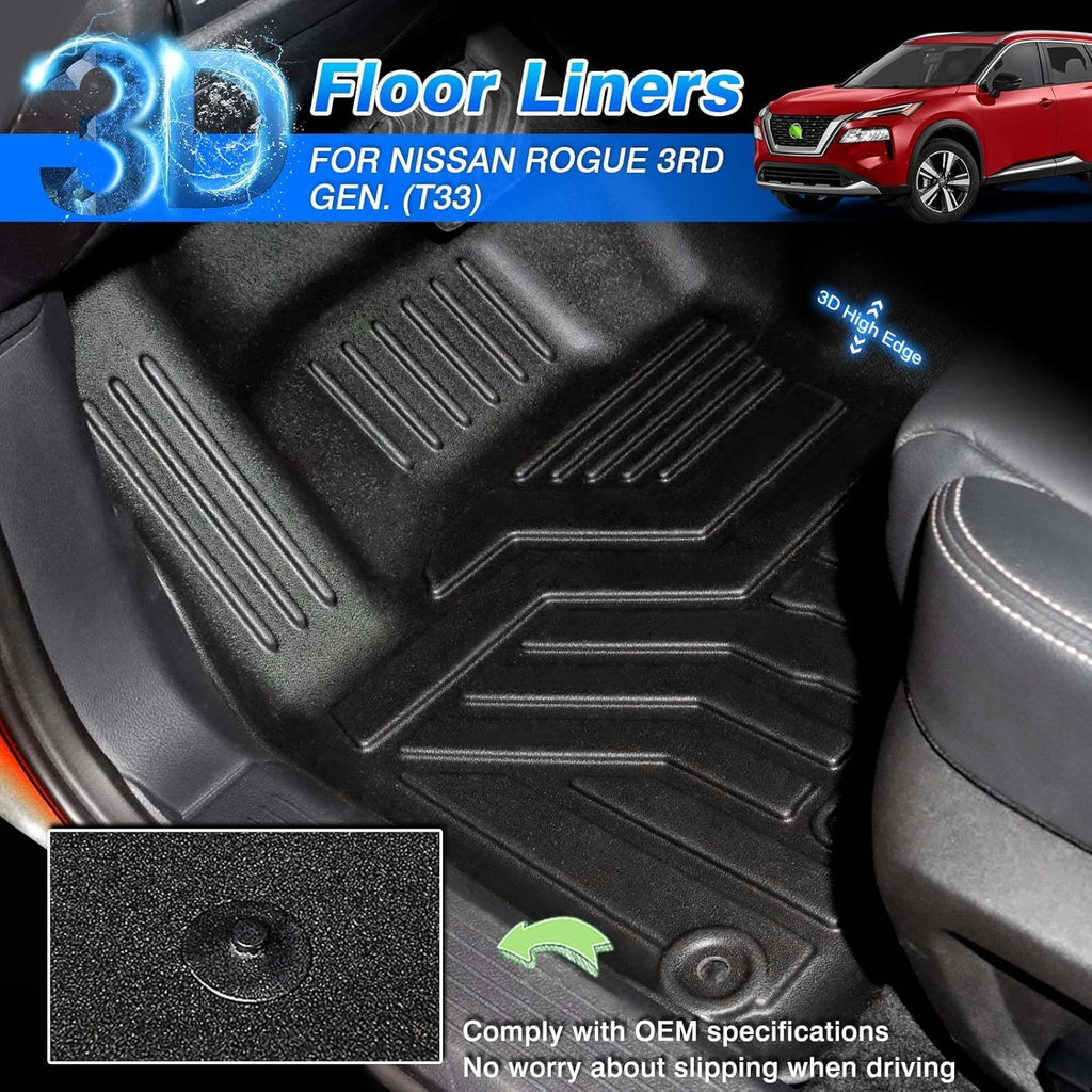 Custom Fit All Weather Floor Mats TPE P14236