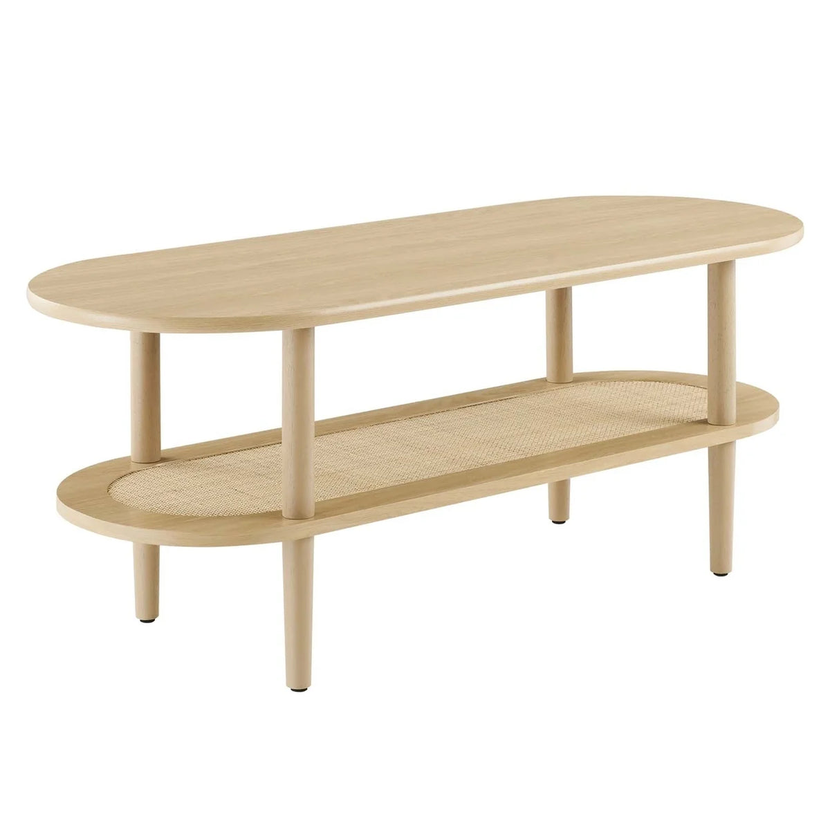 Oval Coffee Table oak T10380