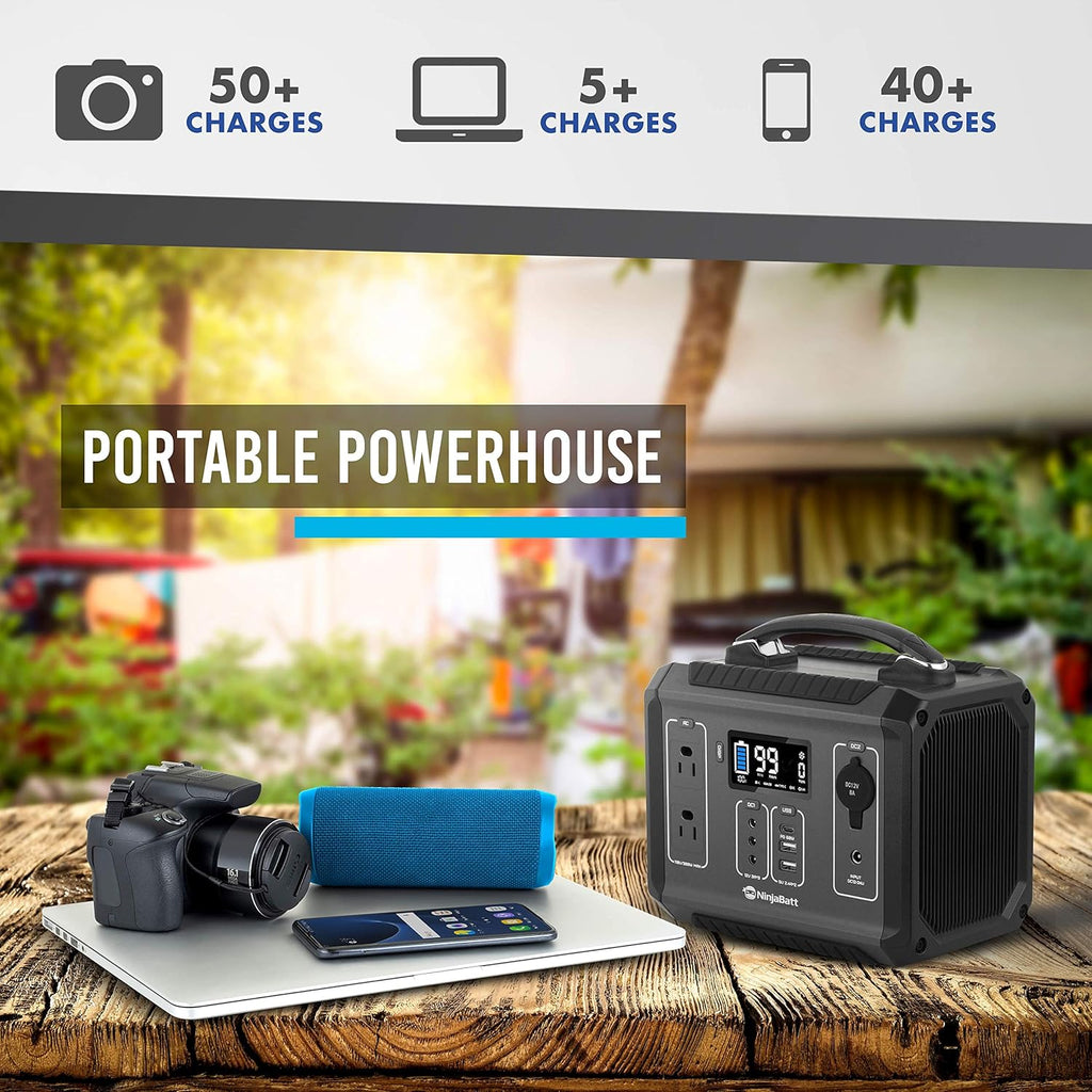 300W Portable Power Station 280Wh Solar Generator K843492