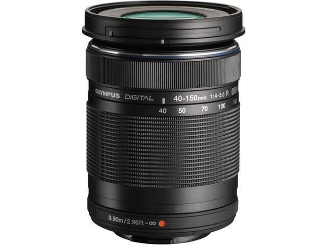 Black Digital Camera with 14-42mm & 40-150mm Lenses Q322